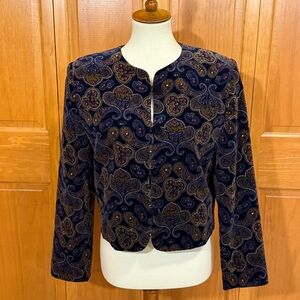 Hastings & Smith 90’s Style Velvet Jacket